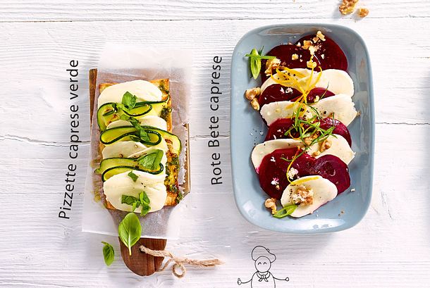 Rote Bete caprese Rezept Rote Bete caprese Rezept