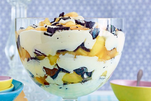 Apfel-Zitronen-Pokal mit „Oreos“ Rezept Apfel-Zitronen-Pokal mit „Oreos“ Rezept