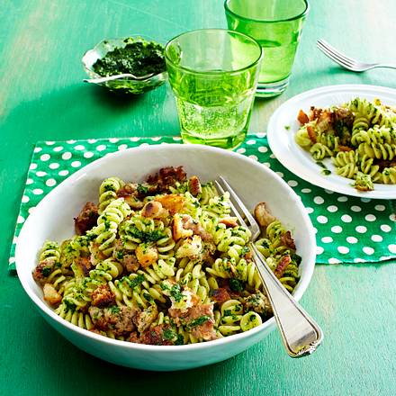 Bärlauch-Salsicce-Fusilli Rezept Bärlauch-Salsicce-Fusilli Rezept