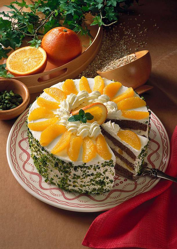 Buchweizen-Orangen-Torte Rezept | LECKER