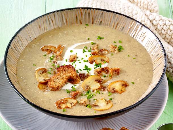 Champignon Cremesuppe Rezept LECKER