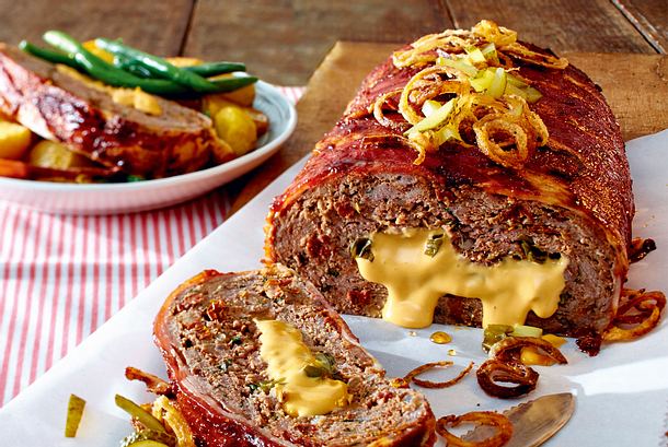 Cheeseburger-Braten Rezept Cheeseburger-Braten Rezept