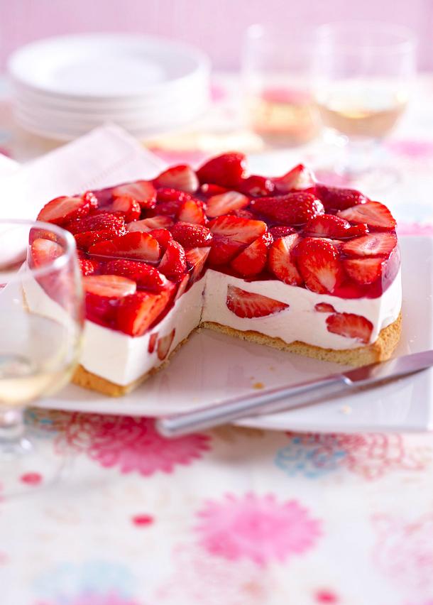 Erdbeer-Joghurt-Kuchen Rezept | LECKER