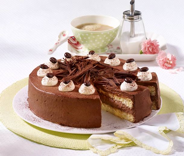 Feine Mokka-Schokoladen-Torte Rezept | LECKER