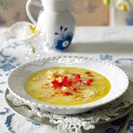 Feine Zwiebelcremesuppe Rezept Feine Zwiebelcremesuppe Rezept