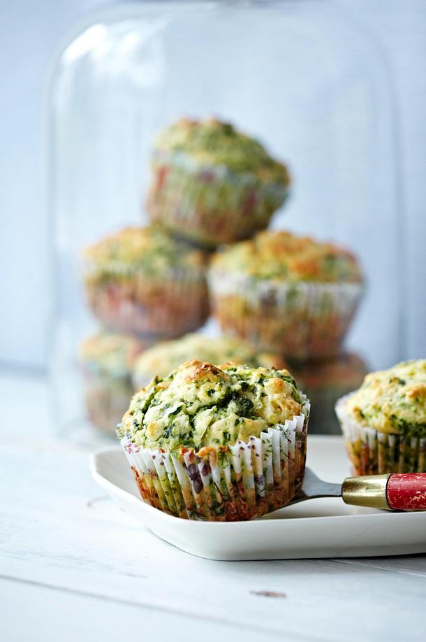 Florentine Muffins (Herzhafte Spinat-Ricotta-Muffins) Rezept | LECKER