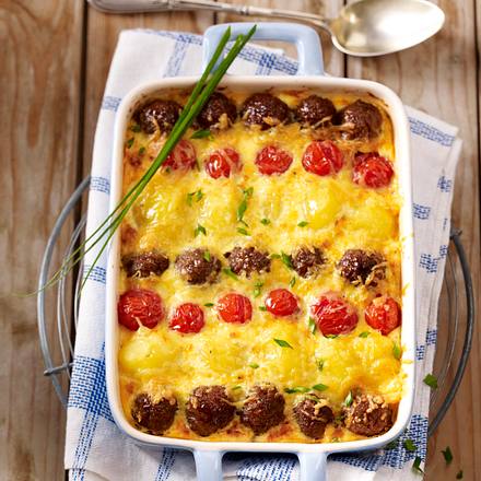 Frikadellen-Kartoffel-Auflauf Rezept Frikadellen-Kartoffel-Auflauf Rezept