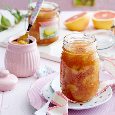Grapefruit-Bananen-Marmelade Rezept Grapefruit-Bananen-Marmelade Rezept