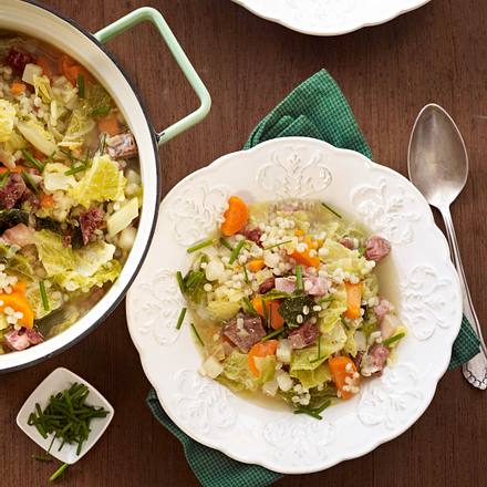 Graupeneintopf mit Kasseler Rezept Graupeneintopf mit Kasseler Rezept
