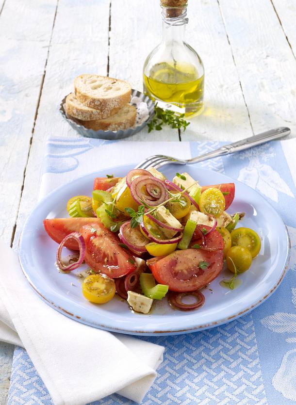 Griechischer Tomatensalat Rezept | LECKER