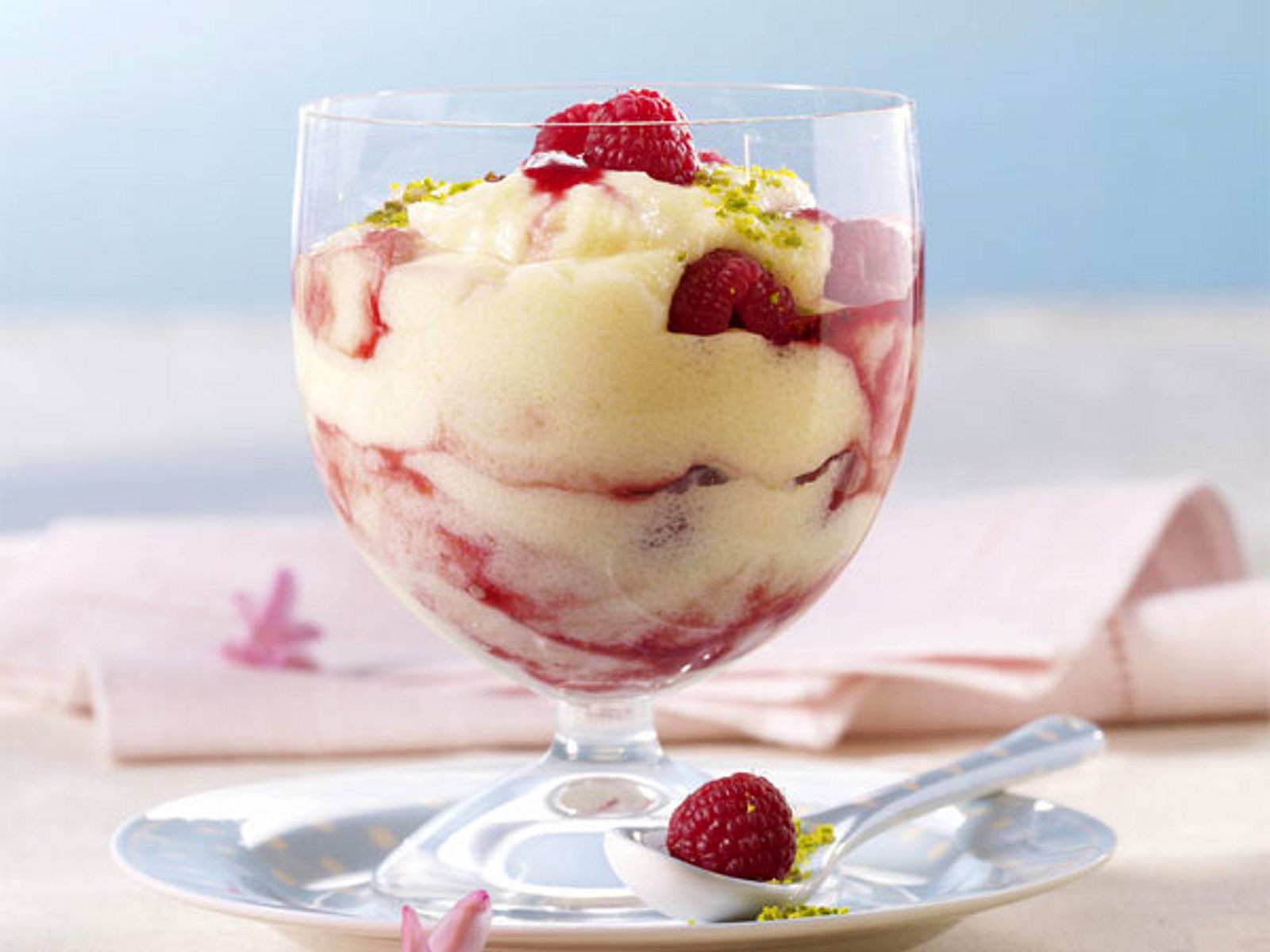 Grie Pudding Mit Himbeerso E Rezept Lecker