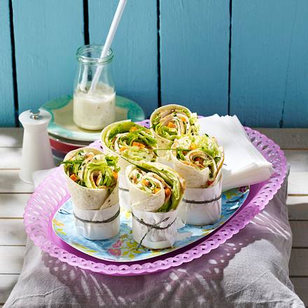 Hähnchen-Wrap Rezept Hähnchen-Wrap Rezept