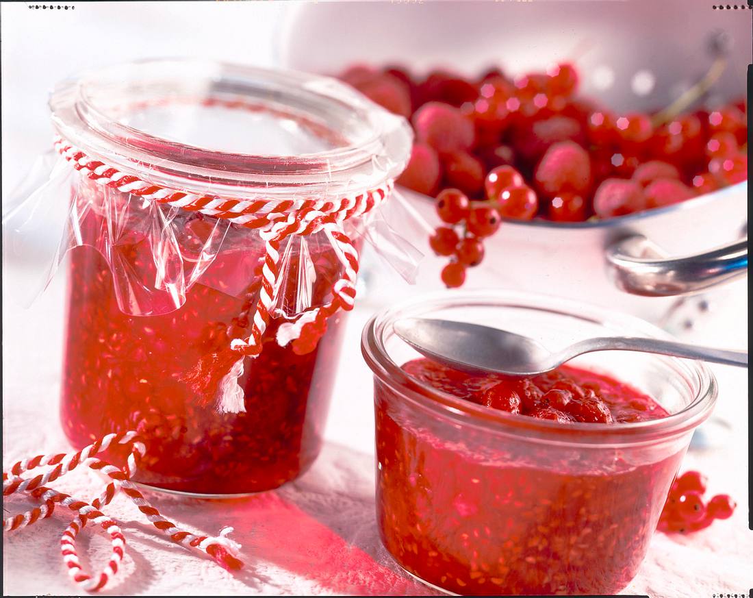 Himbeer Johannisbeer Marmelade Rezept Lecker