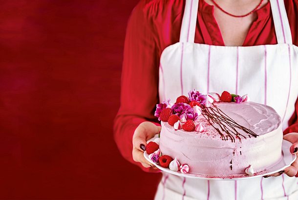 Himbeertörtchen mit Baiserküsschen Rezept Himbeertörtchen mit Baiserküsschen Rezept