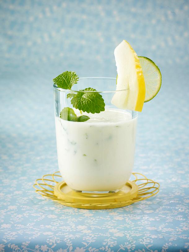 Joghurt-Melonen-Limetten-Drink Rezept | LECKER