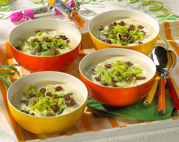 Käse-Lauch-Suppe Rezept Käse-Lauch-Suppe Rezept