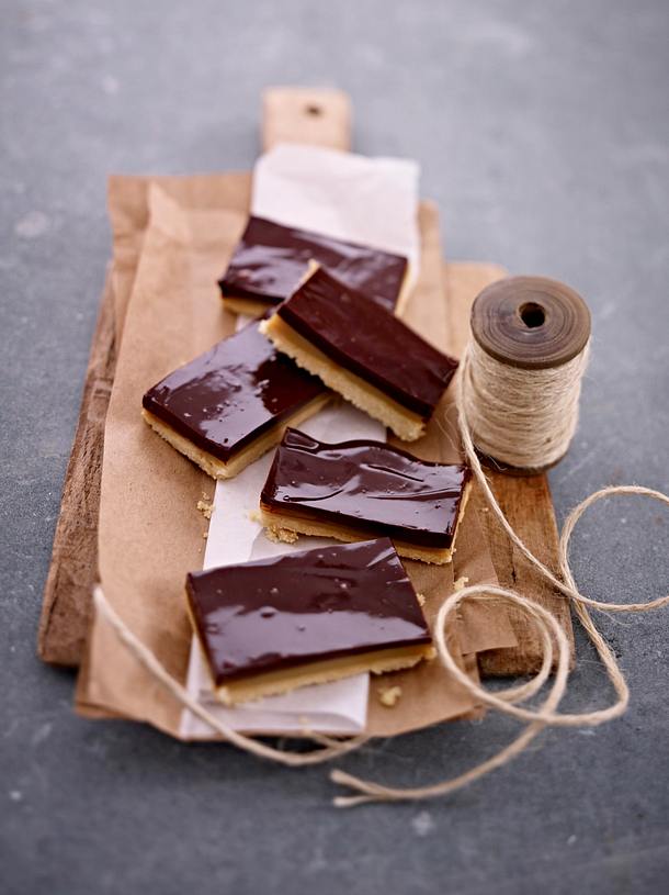 Karamell-Schokoladen-Shortbread Rezept | LECKER