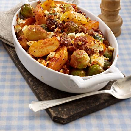 Kartoffel-Rosenkohl-Auflauf Rezept Kartoffel-Rosenkohl-Auflauf Rezept