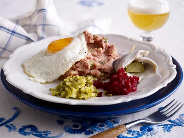 Labskaus mit Spiegelei & Rollmops Rezept LECKER