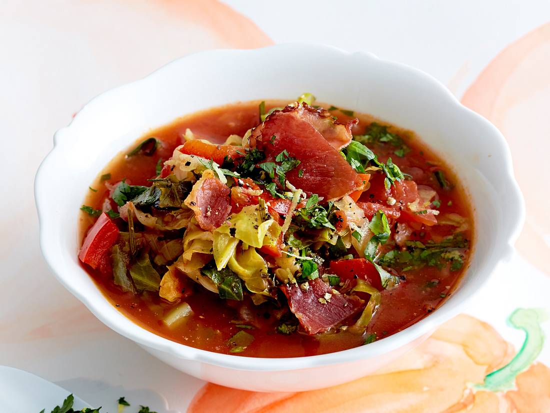 Minestrone Mit Kr Uter Gremolata Rezept Lecker