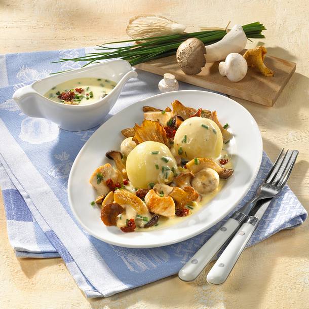 Pilz Geflügel Ragout Rezept LECKER