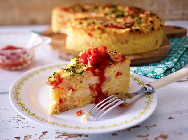 Saftige Paprika-Reistorte Rezept Saftige Paprika-Reistorte Rezept