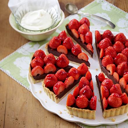 Schoko-Erdbeer-Tarte Rezept Schoko-Erdbeer-Tarte Rezept