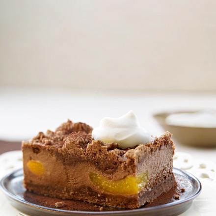 Schoko-Käsekuchen vom Blech Rezept Schoko-Käsekuchen vom Blech Rezept
