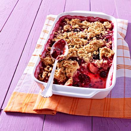 Spätsommer-Crisp mit Früchten Rezept Spätsommer-Crisp mit Früchten Rezept