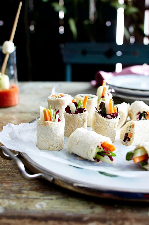 ToastSushi mit Gemüse und WasabiSourCream Rezept LECKER