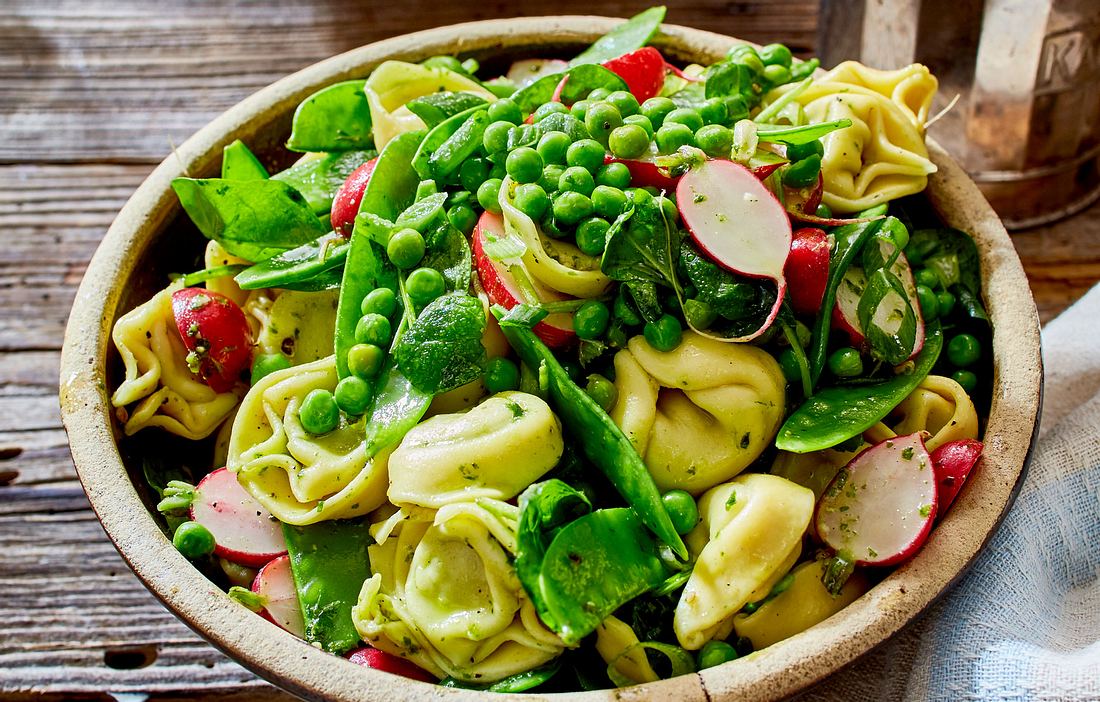 Tortellini Gemüse Salat Rezept LECKER