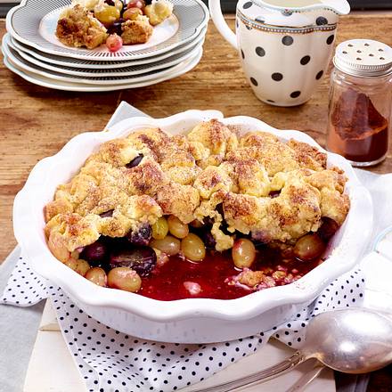 Trauben-Crumble Rezept Trauben-Crumble Rezept
