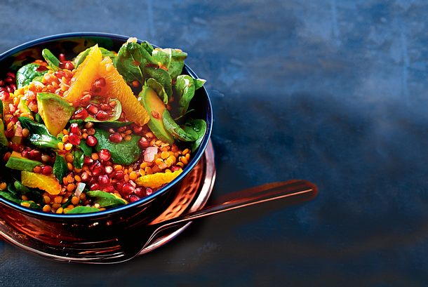 Wintersalat mit roten Juwelen Rezept Wintersalat mit roten Juwelen Rezept