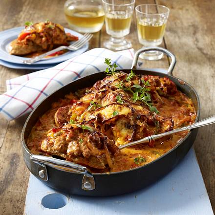 Zigeuner Schnitzel aus dem Ofen Rezept Zigeuner Schnitzel aus dem Ofen Rezept