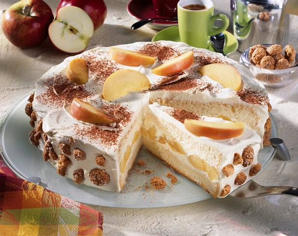 Winterapfel Tiramisu Torte Rezept Lecker