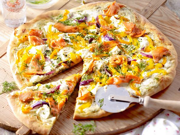 Lachs Pizza Rezept Lecker