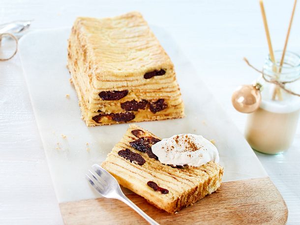 Baumkastenkuchen Mit Pflaumen Und Zimtsahne Rezept Lecker 