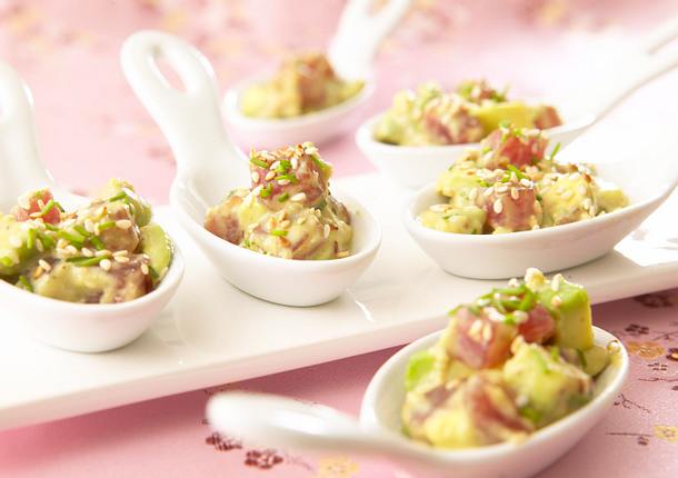Thunfisch Sashimi Mit Avocado Rezept Lecker
