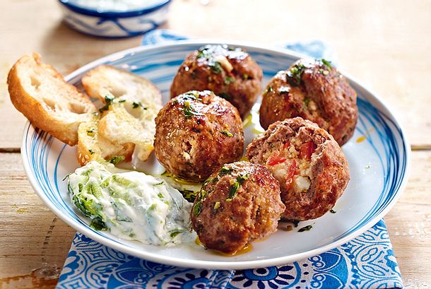 Flinke Hackballchen Mit Fetafullung Rezept Lecker 