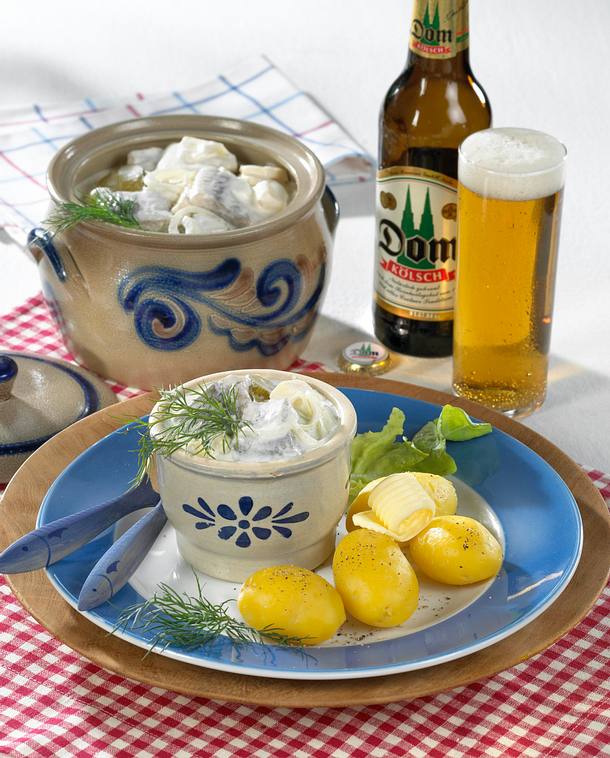 Heringsstipp Mit Pellkartoffeln Rezept Lecker 