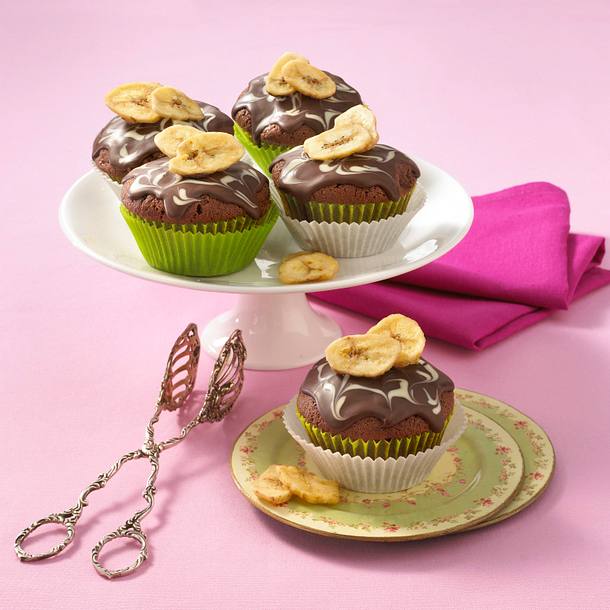 Schoko Bananen Muffins Rezept Lecker