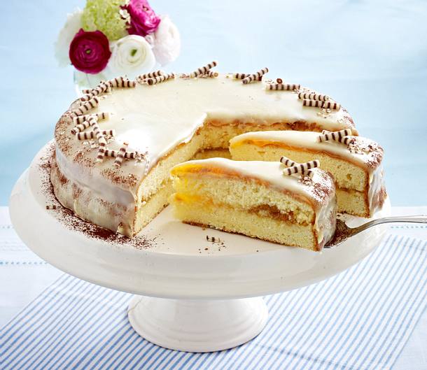 Weisse Schokoladentorte Typ Sacher Rezept Lecker