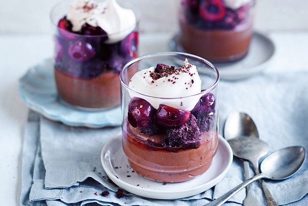 Schoko Kirsch Trifle Rezept Lecker