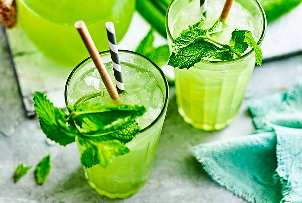 Infused Water Fresh Green Rezept Lecker 