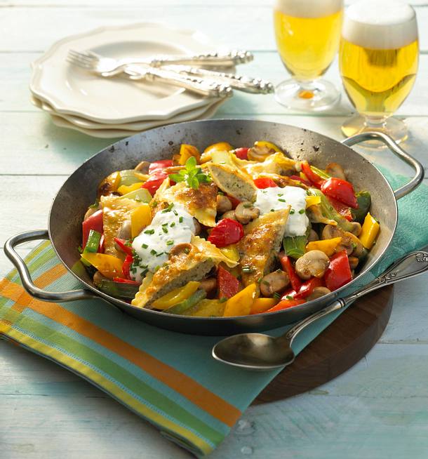 Maultaschen Pfannle Rezept Lecker