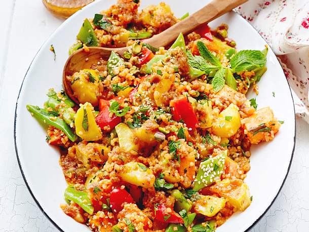 Kartoffel Bulgur Salat Rezept Lecker