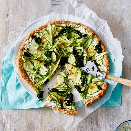 „Good looking“-Quinoa-Pizza Rezept „Good looking“-Quinoa-Pizza Rezept