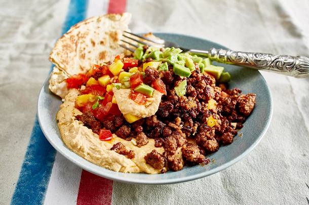 10-Minuten-Chili mit Avocado Rezept 10-Minuten-Chili mit Avocado Rezept