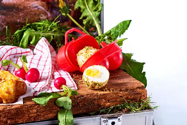 10-Minuten-Eier in Gewürzkruste Rezept 10-Minuten-Eier in Gewürzkruste Rezept