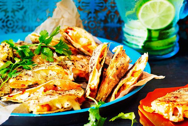 baked carrot siesta quesadillas Rezept